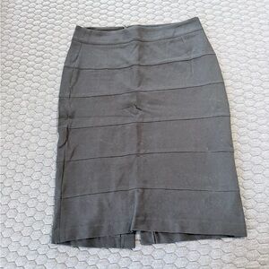 Thalian Black Pencil Skirt